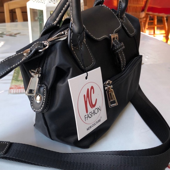 Microfiber Handbag in Black - Picture 3 of 6